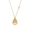 Encircle Gold Plated Pendant Necklace