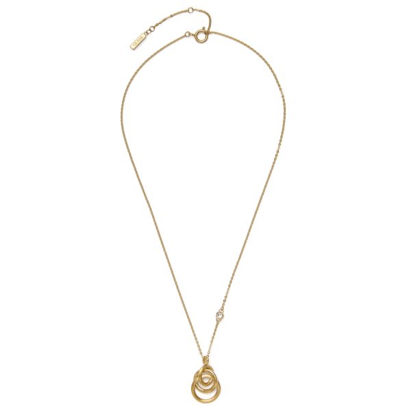 Encircle Gold Plated Pendant Necklace - Image 2