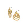 Encircle Gold Plated Earrings - Image 2