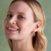 Encircle Gold Plated Earrings - Image 3