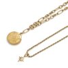 Ever Stacked Gold Plated Multi-Chain Necklace - Image 4