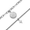 Ever Stacked Silver Tone Multi-Chain Bracelet - Image 5