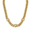 Tudor Rose Gold Plated Link Chain Necklace