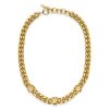 Tudor Rose Gold Plated Link Chain Necklace - Image 2