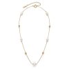 By The Sea Pearl Gold Plated Necklace - Image 2