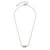 Feather Rose Gold Plated Necklace - Image 2