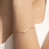 Feather Gold Plated Bracelet - Image 3