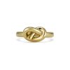 Lovers Knot Gold Plated Ring L