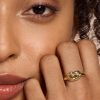 Lovers Knot Gold Plated Ring L - Image 3