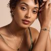 Shooting Star Onyx & Gold Plated Hoop Earrings - Image 4