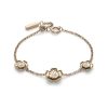 Tudor Rose Rose Gold Plated Bracelet - Image 2
