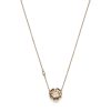 Tudor Rose Rose Gold Pendant Necklace
