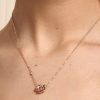 Tudor Rose Rose Gold Pendant Necklace - Image 3