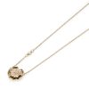 Tudor Rose Rose Gold Pendant Necklace - Image 4