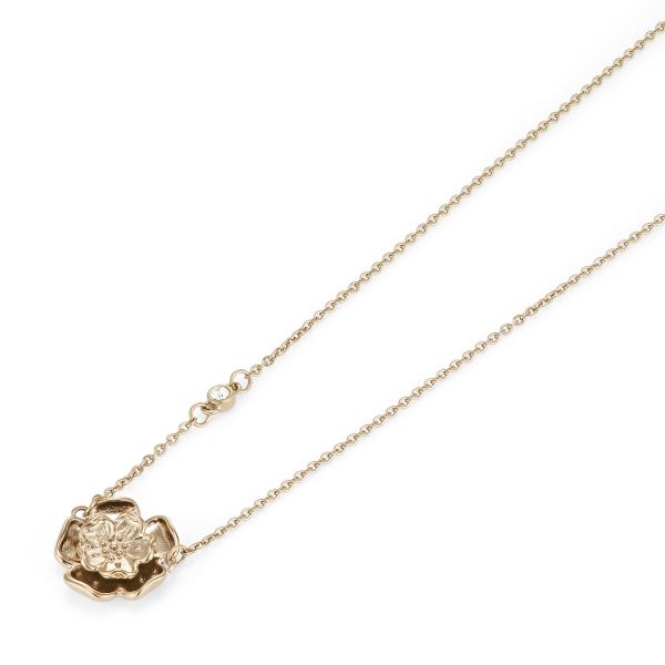 Tudor Rose Rose Gold Pendant Necklace - Image 4