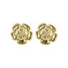 Tudor Rose Gold Plated Stud Earrings