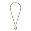 Locked Heart Rose Gold Plated Pendant Necklace - Image 2
