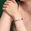 Locked Heart Silver Tone Bracelet - Image 3