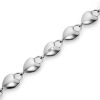 Locked Heart Silver Tone Bracelet - Image 4