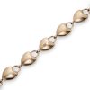 Locked Heart Rose Gold Plated Bracelet - Image 4