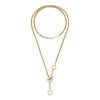 Honeycomb Toggle Gold Plated Necklace - Image 2