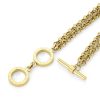 Honeycomb Toggle Gold Plated Bracelet - Image 4