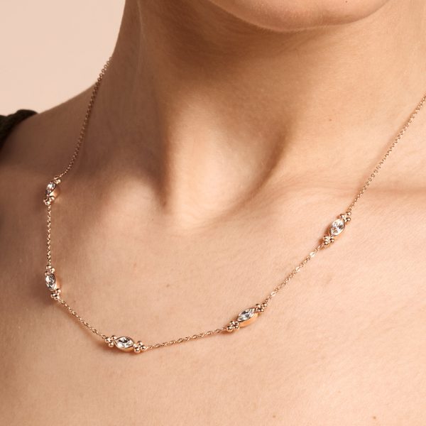 Dainty Rose Gold Plated Necklace - Image 3