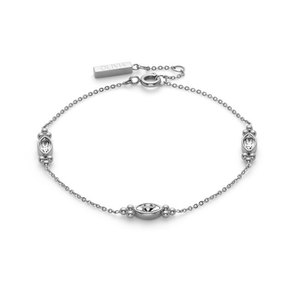 Dainty Silver Tone Bracelet - Image 2