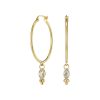 Dainty Gold Plated Hoop Earrings