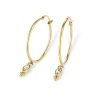Dainty Gold Plated Hoop Earrings - Image 4