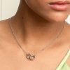 Amity Interlock Silver Tone Necklace - Image 3