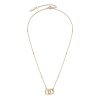 Amity Interlock Gold Plated Necklace - Image 2