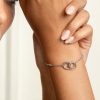 Amity Interlock Silver Tone Bracelet - Image 3