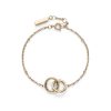 Amity Interlock Rose Gold Plated Bracelet