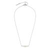 Pearls & Beads Silver Tone Necklace - Image 2