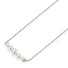 Pearls & Beads Silver Tone Necklace - Image 4