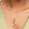 Bee and North Star Gold Plated Charm Necklace - Image 3
