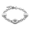 Bee and North Star Silver Tone Charm Bracelet - Image 2