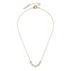 Ever Stacked Crystal Honeycomb Gold Plated Stacking Necklace - Image 2