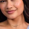 Ever Stacked Crystal Honeycomb Gold Plated Stacking Necklace - Image 3