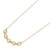 Ever Stacked Crystal Honeycomb Gold Plated Stacking Necklace - Image 4