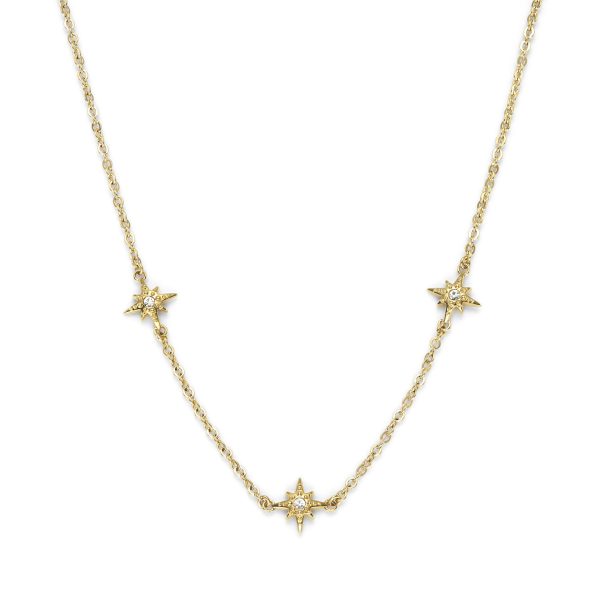 Ever Stacked North Star Gold Plated Stacking Necklace