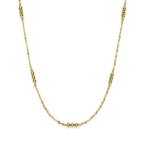Ever Stacked Beads Gold Plated Stacking Necklace
