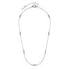 Ever Stacked Beads Silver Tone Stacking Necklace - Image 2