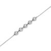 Ever Stacked Crystal Honeycomb Silver Tone Stacking Bracelet - Image 4