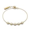 Ever Stacked Crystal Honeycomb Gold Plated Stacking Bracelet - Image 2