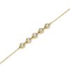 Ever Stacked Crystal Honeycomb Gold Plated Stacking Bracelet - Image 4