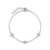 Ever Stacked North Star Silver Tone Stacking Bracelet
