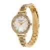34mm White & Gold Bracelet Watch - Image 2
