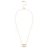 Gold Interlink Necklace - Image 2